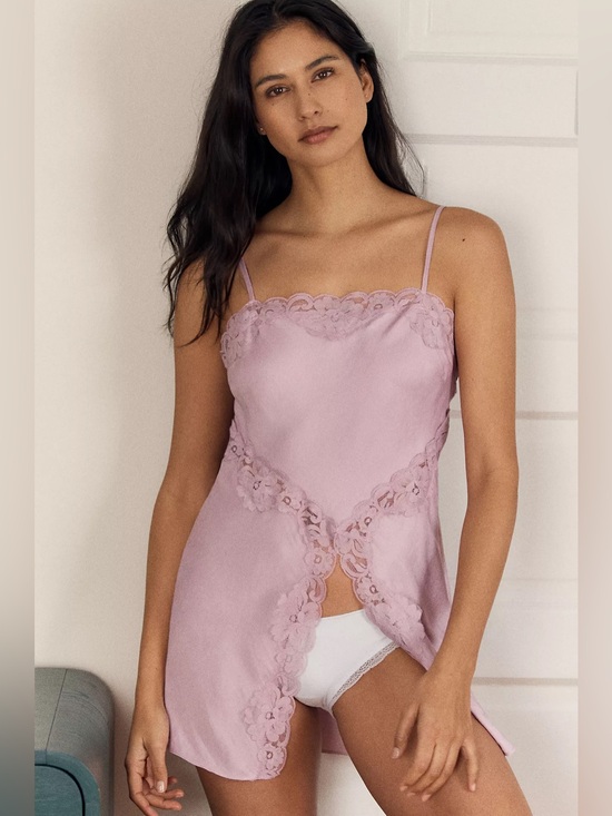 Anthropologie Tops - LyreBird Silky Lace Fly Away Cami Size M New